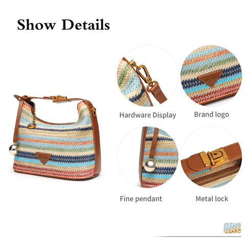 Bohemia Woven Bag - Colorful
